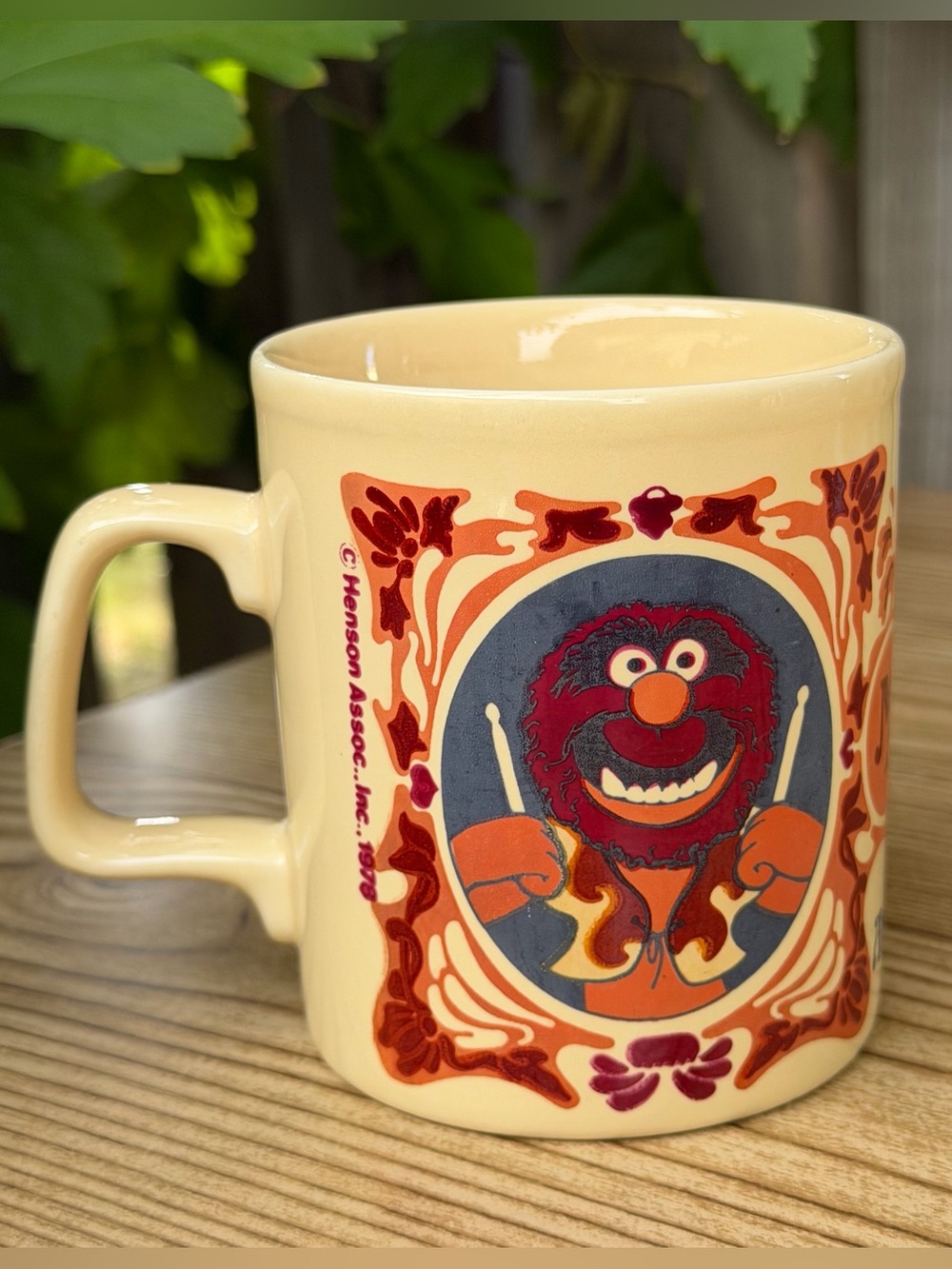 The Muppets Muppet Show Animal 1978 Kiln Craft England Vintage Mug